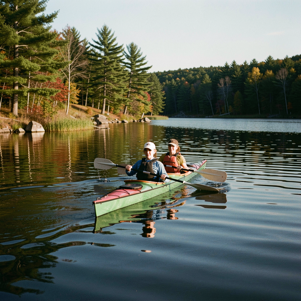 Pleasant Lake, a pristine 40-acre pond nestled in the woodlands west of Willow Creek, became an increasingly popular paddling destination for visitors seeking quiet water and wildlife.